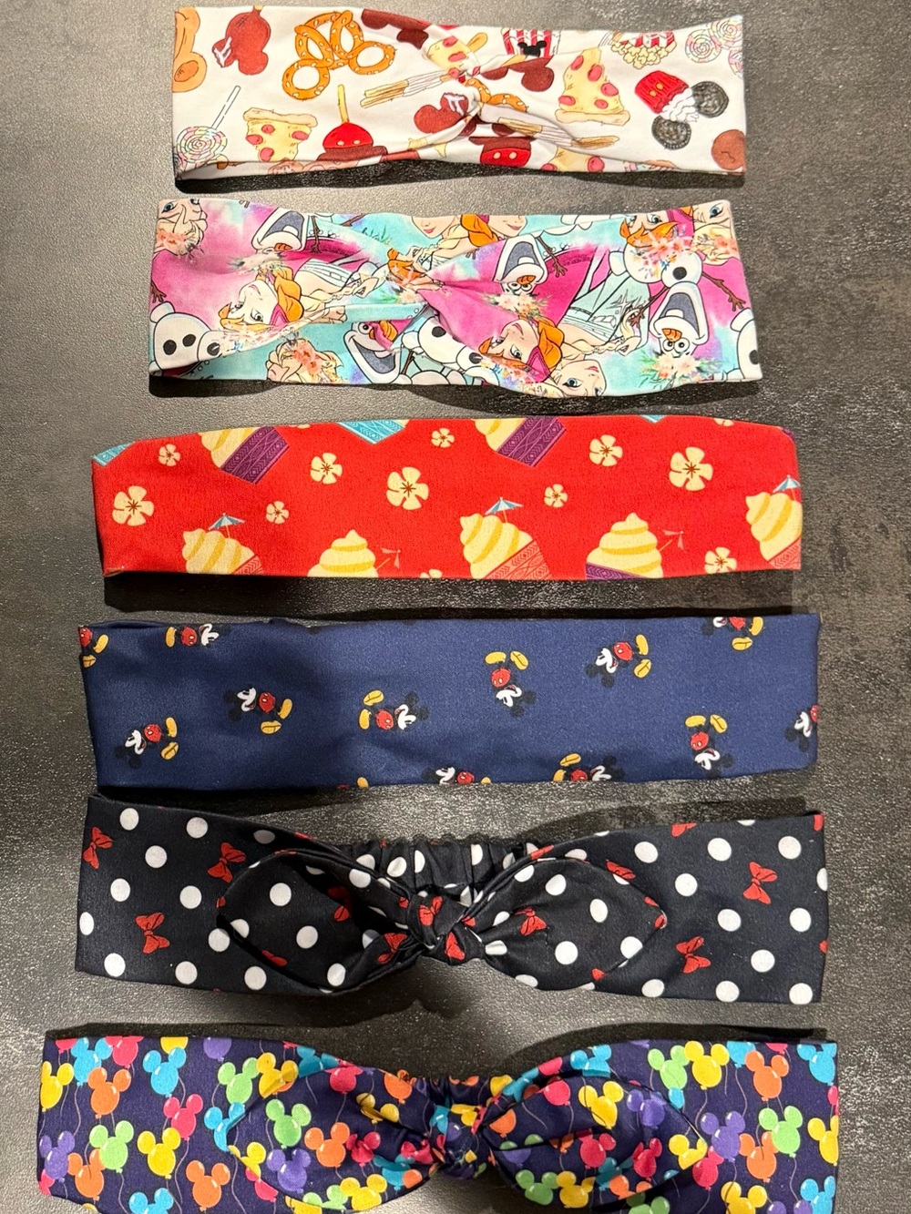 Disney Parks & Character Headband Bundle – 6 Stretch Headbands